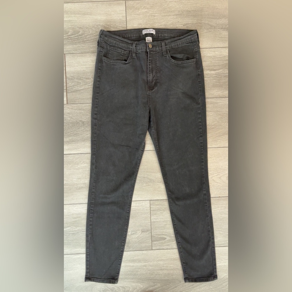 Judy Blue Black Denim Jeans Size 15/32 Skinny High Rise